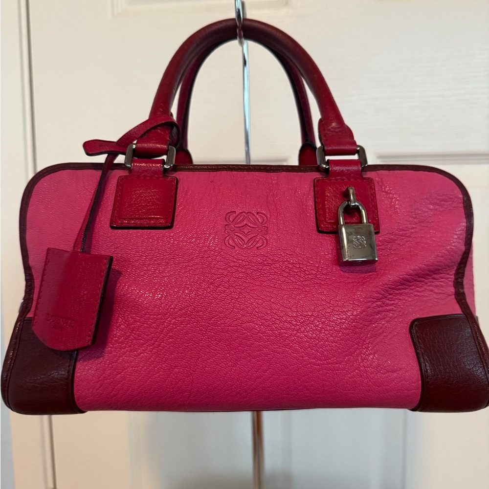 LOEWE AMAZONA 28 TRI COLOR SACHEL